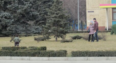 Повчальна історія про клумбу та патріотизм в центрі Кам’янського
