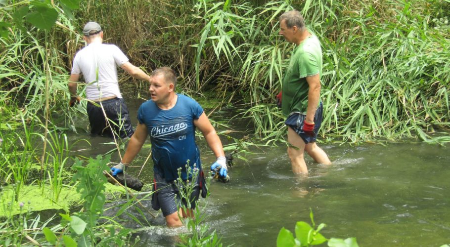 Розчищенням лівобережного каналу займались мешканці Кам’янського