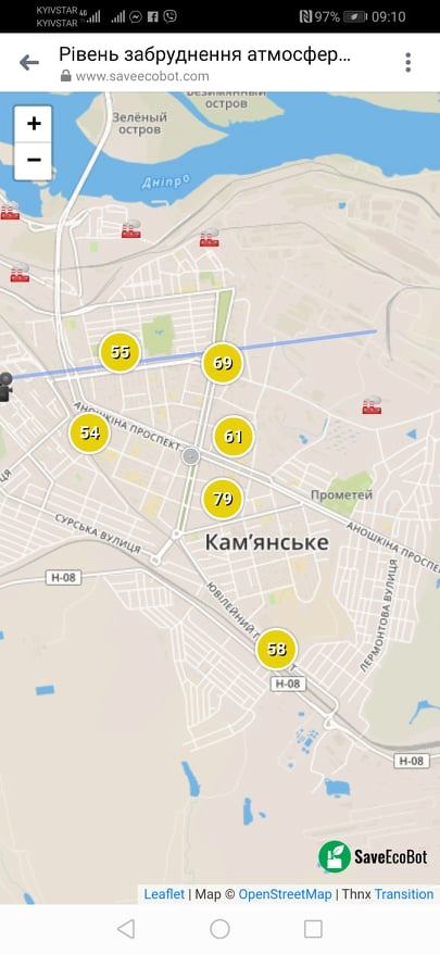 точки екомоніторингу