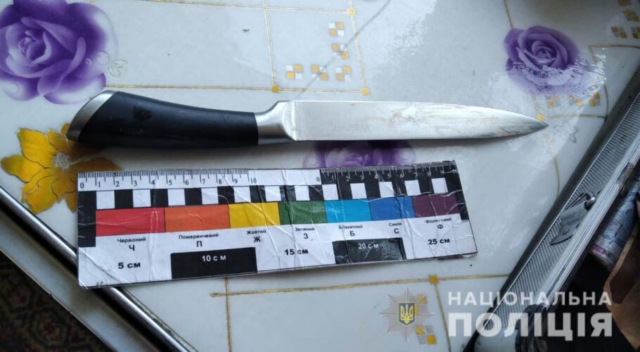На Дніпропетровщині жінка вбила співмешканця кухонним ножем