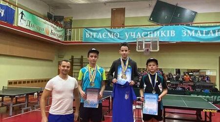 Каменчанин – чемпион Днепра по настольному теннису