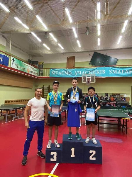 Каменчанин – чемпион Днепра по настольному теннису