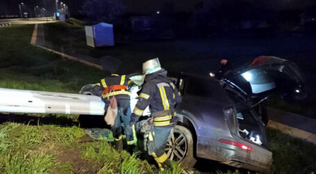 Під Кам’янським автівка злетіла в кювет