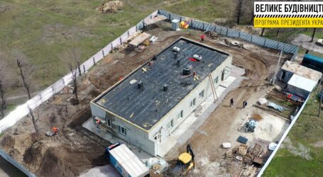У селищі Курилівка завершують будівництво амбулаторії