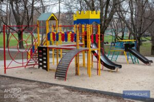 В Каменском продолжают создавать и обустраивать зоны отдыха - ФОТО