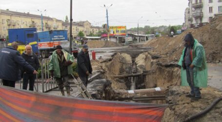 Ремонт водогону в центрі Кам’янського наближається до фіналу