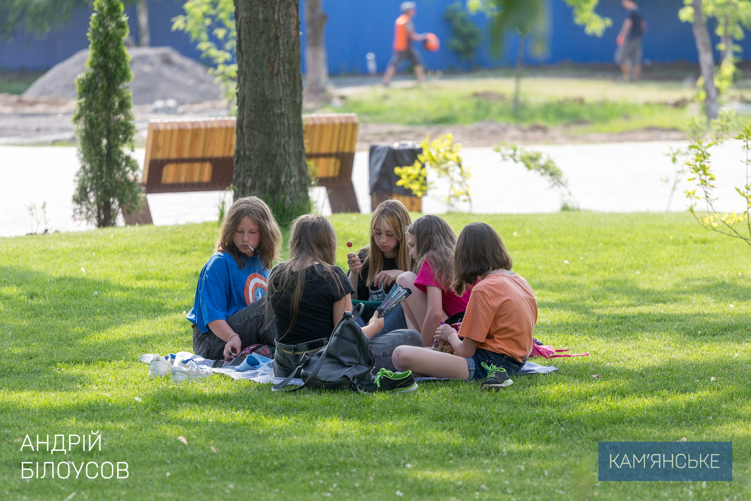 Лівобережний парк Кам'янського продовжують реконструювати - ФОТО