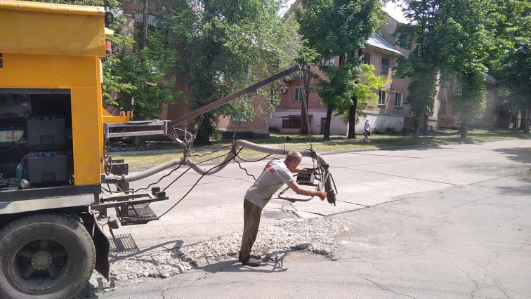 Де ремонтують дороги в Кам’янському