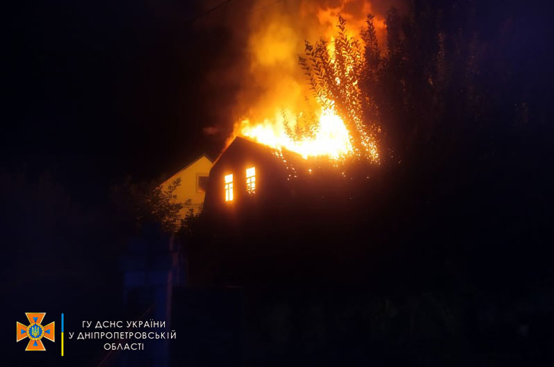 У Кам’янському горів будинок