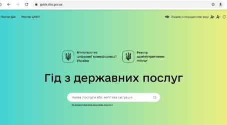 В Україні працює Гід з держпослуг: як користуватися
