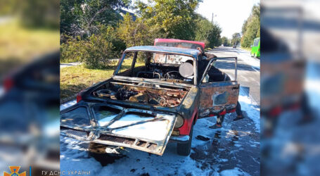 У Кам’янському горів автомобіль