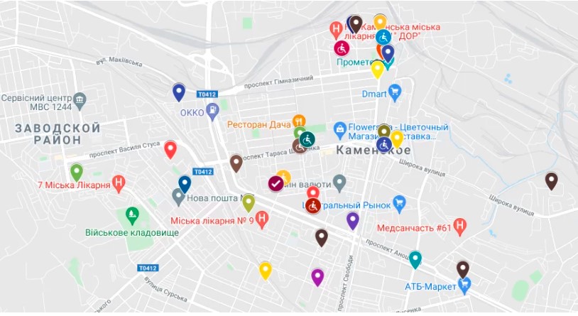 У Кам’янському створили інтерактивну карту вакансій
