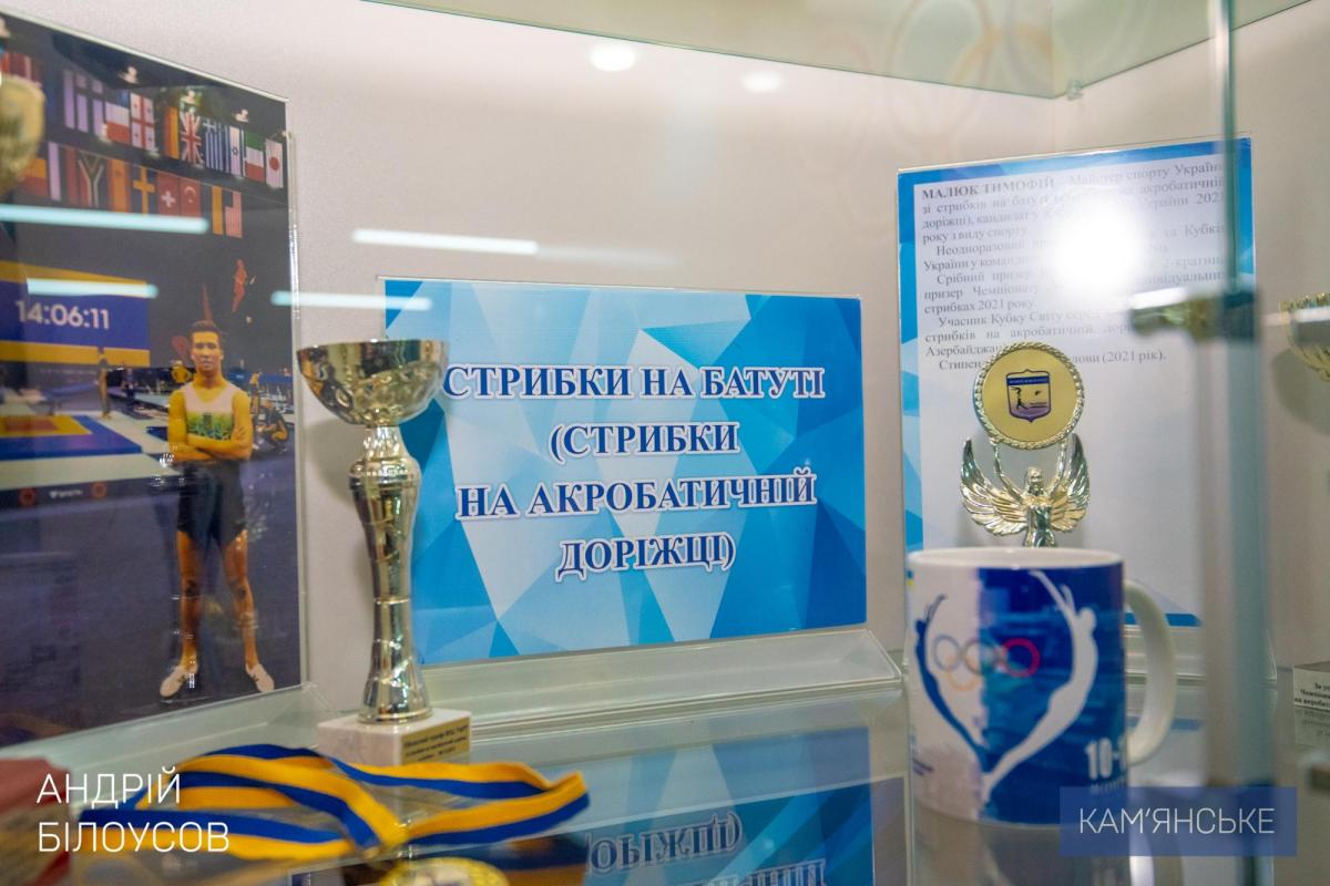У Кам'янській ДЮСШ №4 відкрили спортивну експозицію - ФОТО