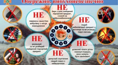 Рятувальники в Кам’янському районі нагадали громадянам, що робити з таємничими знахідками