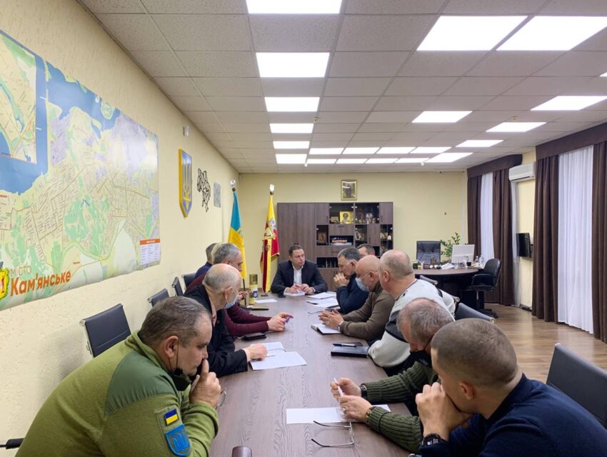 У Кам’янському пройшла робоча нарада щодо територіальної оборони в місті