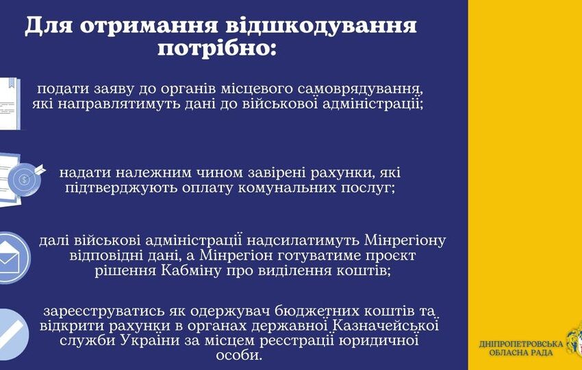 Громадам Дніпропетровщини, які прихистили переселенців,відшкодують комунальні витрати