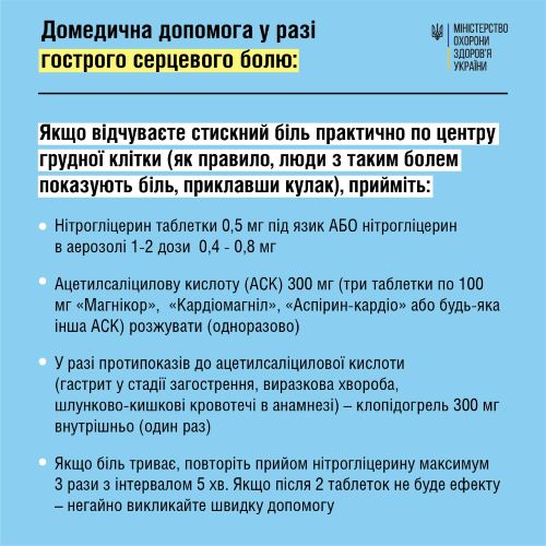 МОЗ України вперше рекомендує, які ліки вживати при кризових станах - ФОТО