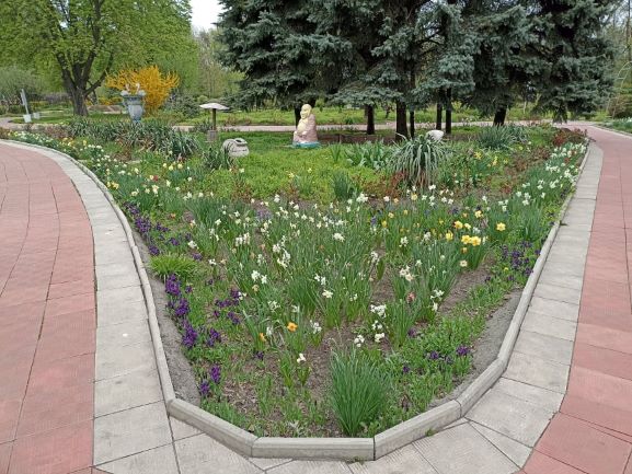 Розарій в Кам’янському зустрічає гостей весняним буянням квітів та парадом черепах - ФОТО