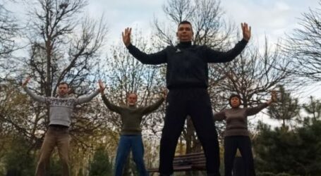 Відкриті заняття з оздоровчої  гімнастики відновились в парку Кам’янського