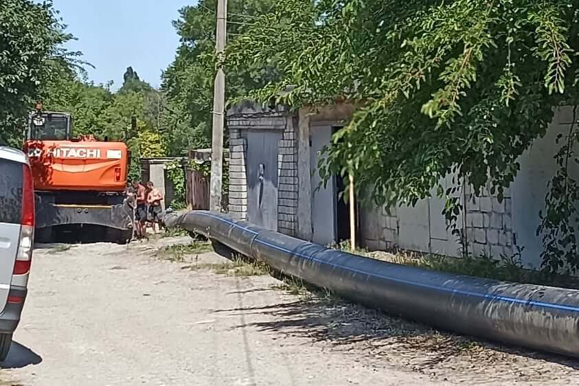 В Кам’янському триває заміна магістрального водогону та інші «розкопки»