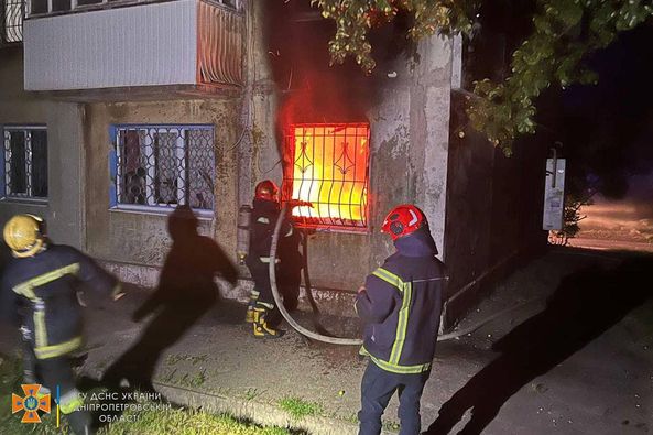 У Кам’янському на пожежі постраждало 2 людини