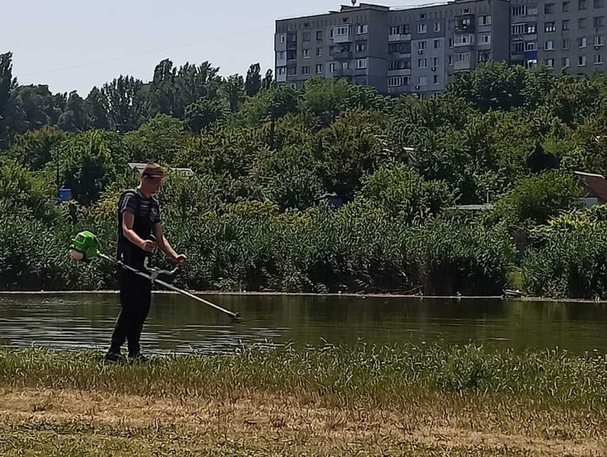 Як мешканці Кам’янського перетворили ставок біля БАМу на зону відпочинку