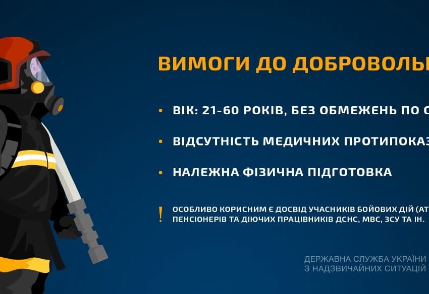 Стати добровольцем-рятувальником запрошують професіонали мешканців Кам’янського