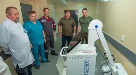 У лікарні Кам’янського завершився ремонт трьох відділень та з’явився новий цифровий рентгенапарат