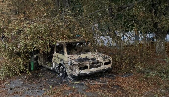 Росіяни вдарили з "Градів" по Нікопольському району - ФОТО
