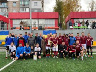 Фінальний матч чемпіонату Кам'янського з футболу виграла команда "Атлетик" - ФОТО