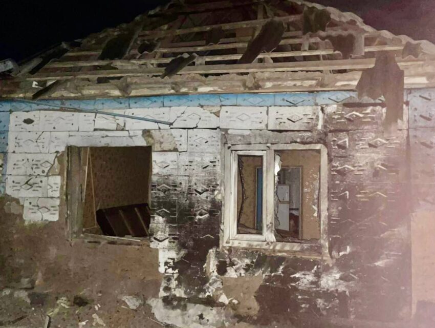 В результаті нічних обстрілів на Дніпропетровщині виведені з ладу газопроводи та лінії електропередач