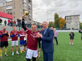 Фінальний матч чемпіонату Кам’янського з футболу виграла команда “Атлетик”