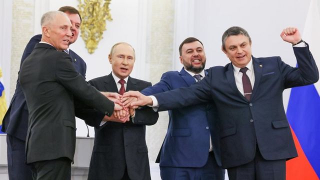 Маски скинуті – це загарбницька війна Путіна, і наша війна – за Незалежність