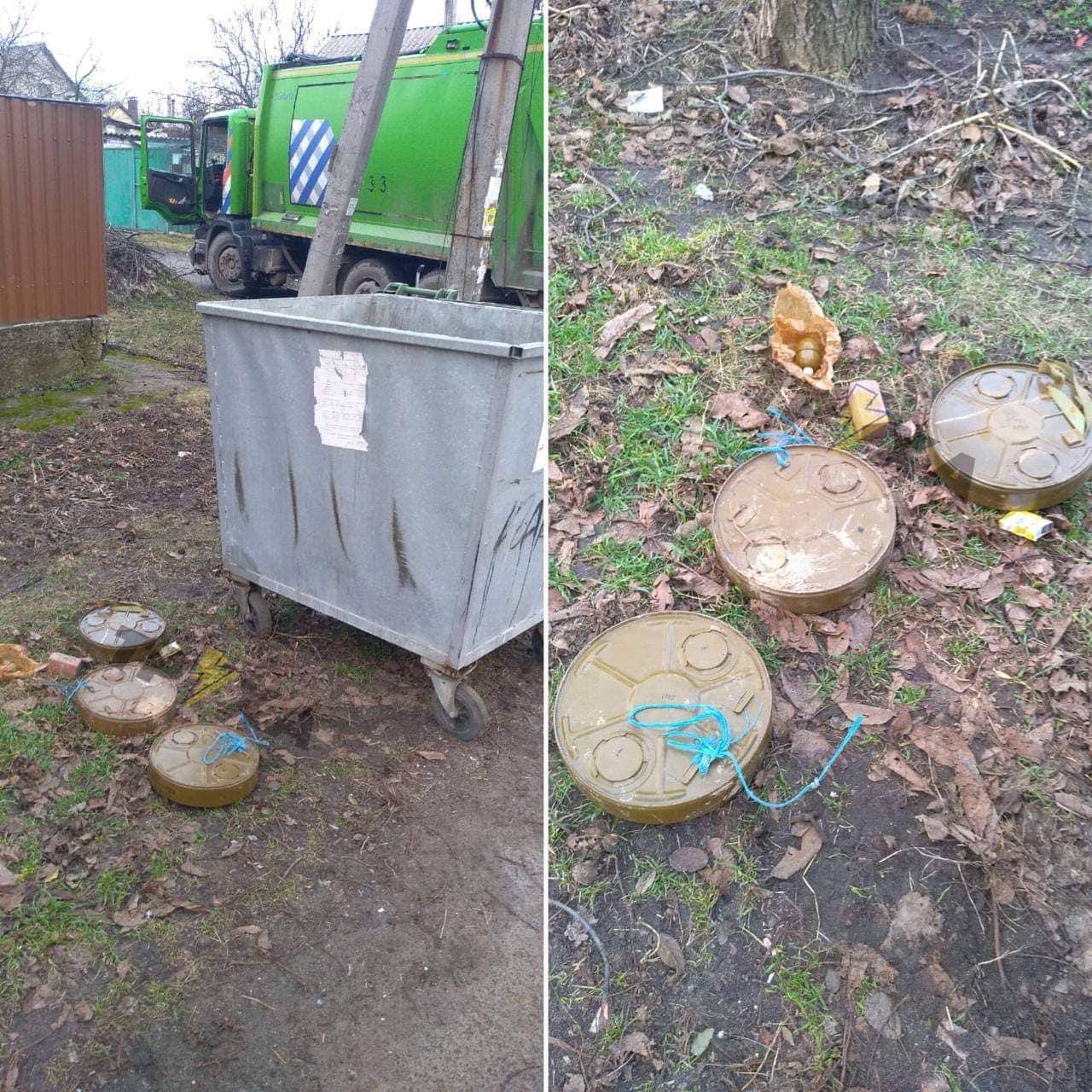 У Дніпрі в смітнику знайшли мішок з гранатами та мінами - ФОТО