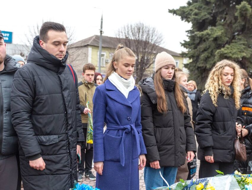 В Кам’янському в День Соборності віддали шану загиблим за свободу та незалежність України