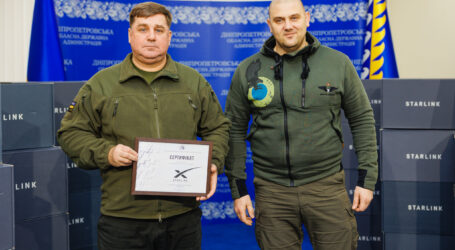 Кам’янський район отримав станції Starlink