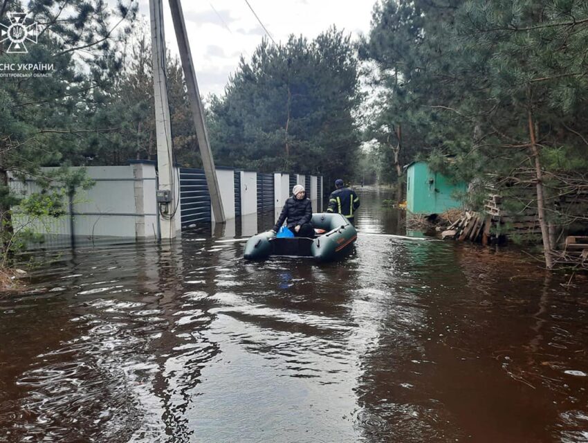 На Дніпропетровщині оголошено II рівень небезпеки через можливі підтоплення