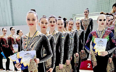 Кам`янчанки стали призерками турнірів з естетичної гімнастики