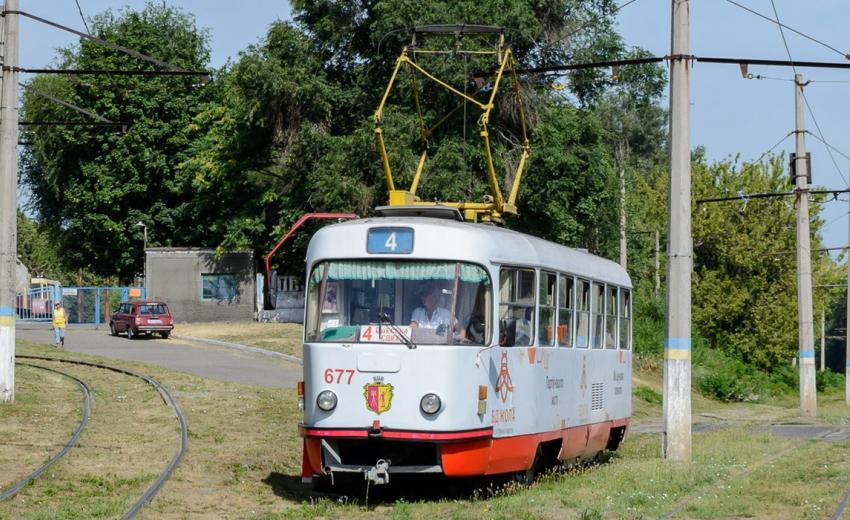В Кам’янському зранку 11 травня буде змінено маршрут трамвая №4