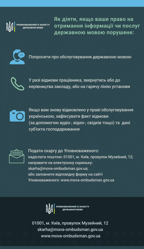 Єдина державна мова в Україні є українська мова! - ФОТО