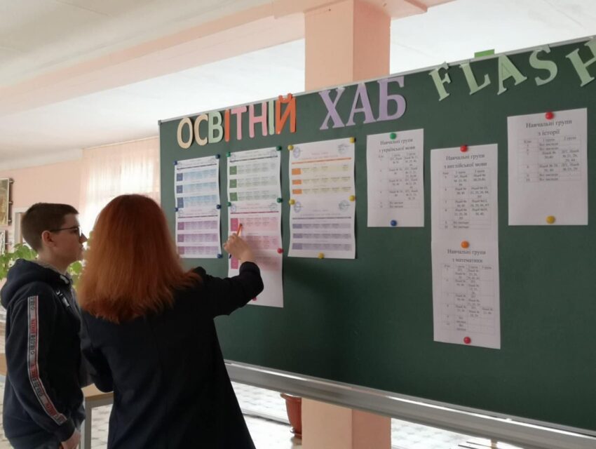 В Кам’янському почали працювати освітні хаби для школярів, які мають прогалини в знаннях