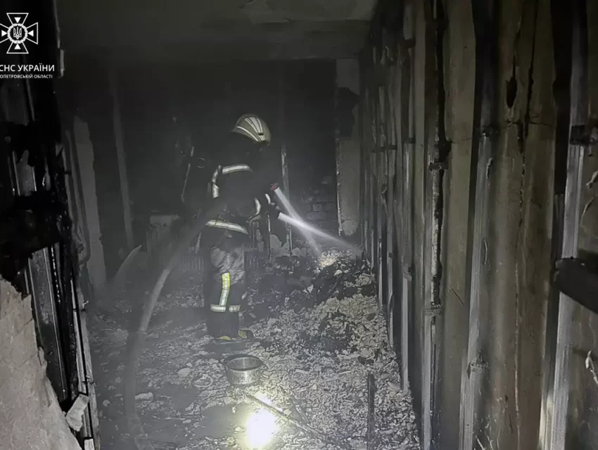 В Кам’янському під час пожежі 73-річний чоловік отруївся продуктами горіння