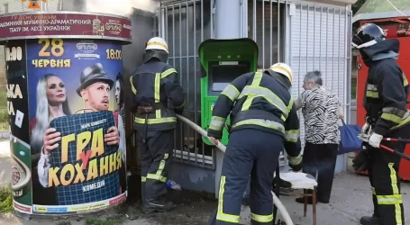 У Кам’янському горів кіоск з продажу газет