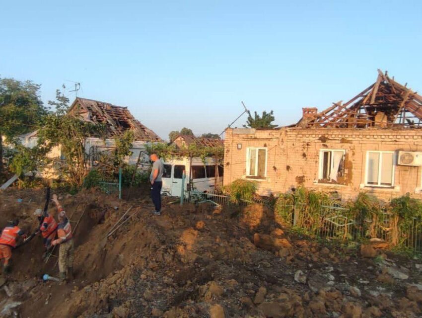 Вночі вороги атакували два райони на Дніпропетровщині