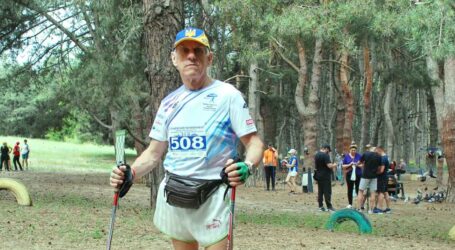Кам’янчанин Валентин Засоба – срібний призер чемпіонату Дніпропетровщини зі скандинавської ходьби
