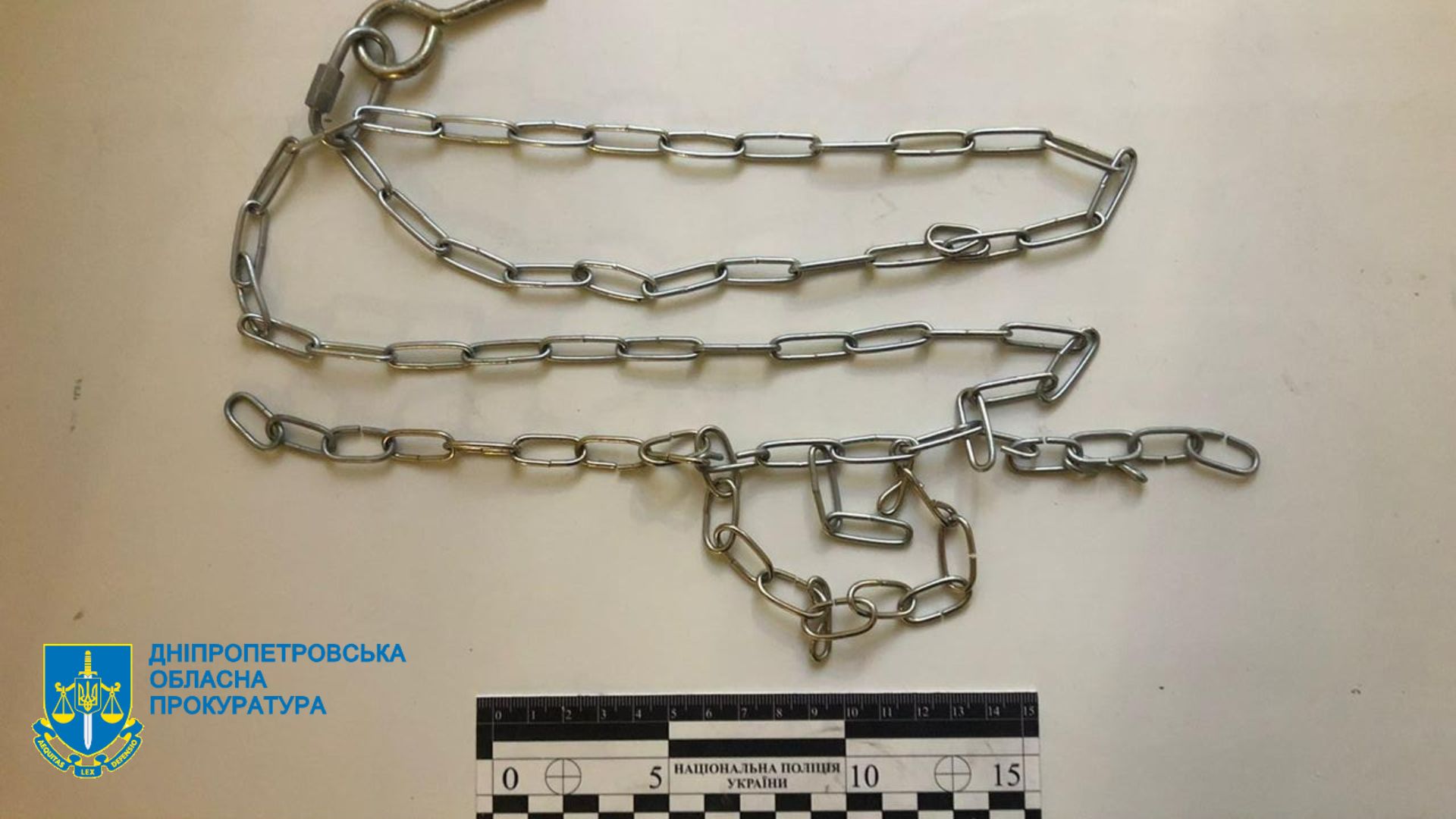 На Дніпропетровщині затримали катівника, що тримав на ланцюгу 5-річного пасинка - ФОТО
