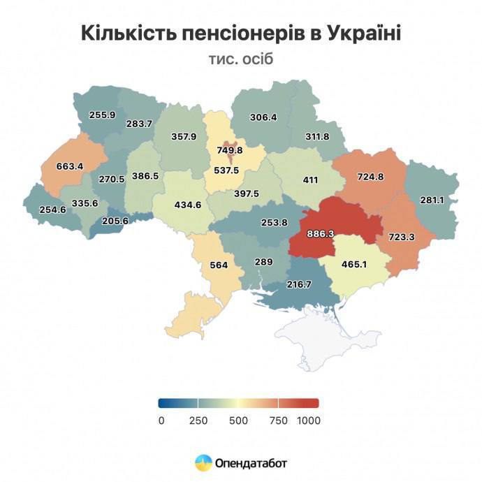 Дніпропетровщина зараз лідирує за кількістю зареєстрованих в області пенсіонерів - ФОТО