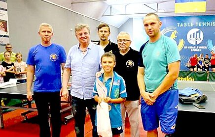 11-річний Юрій Люлька з Кам’янського став срібним призером міжнародного турніру з настільного тенісу