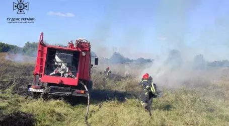 За минулу добу на Дніпропетровщині вогнеборці ліквідували 17 пожеж в екосистемах