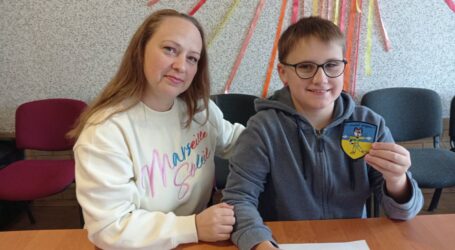 Шестикласник з Кам’янського Андрій Ключников став автором шеврона для військових «Я – вільний Бандерокіт»